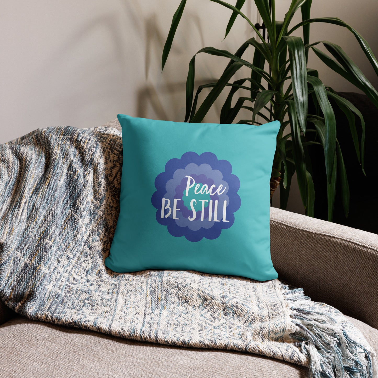 "Peace Be Still" Accent Pillow