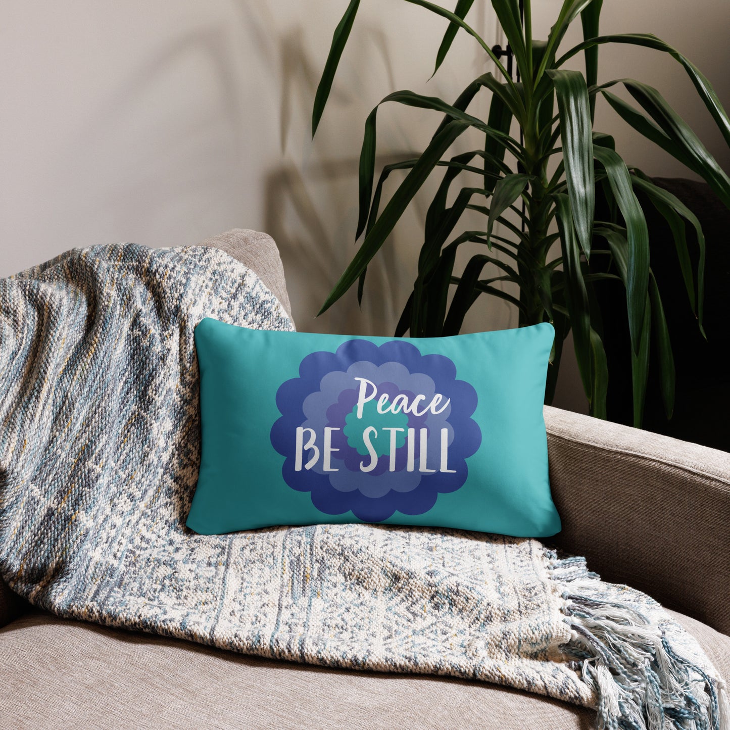 "Peace Be Still" Accent Pillow