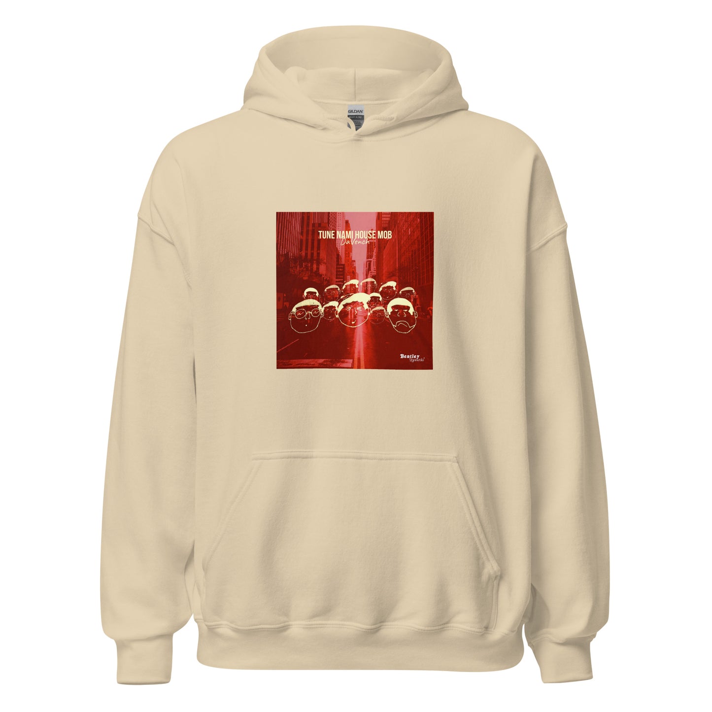 Tune Nami House Mob Red Album Cover Unisex Hoodie