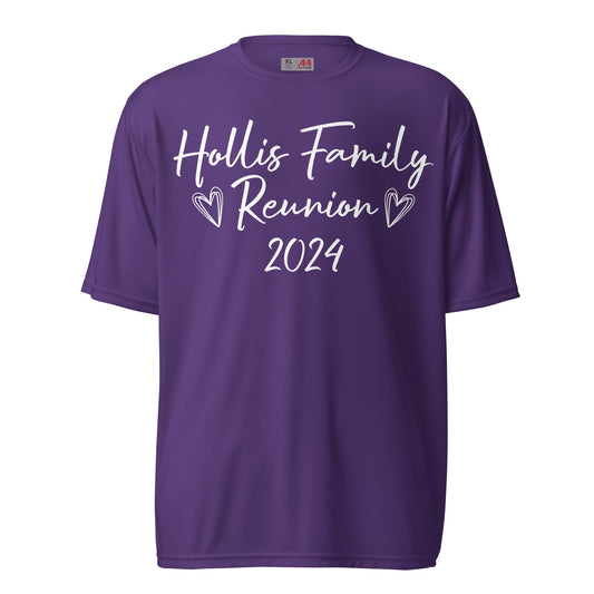 4XL ONLY- Official Hollis Family Reunion Unisex Performance Crew Neck T-shirt