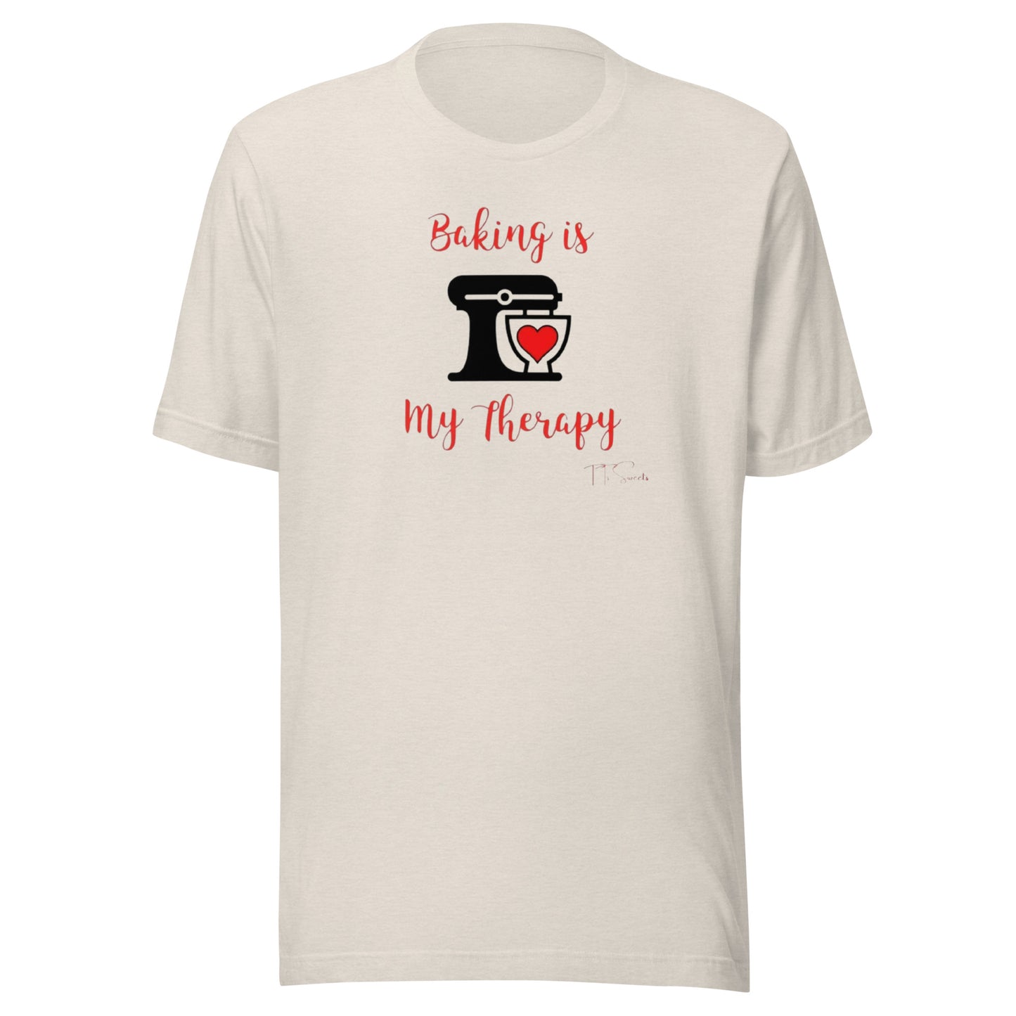 Baking is My Therapy Unisex T-shirt