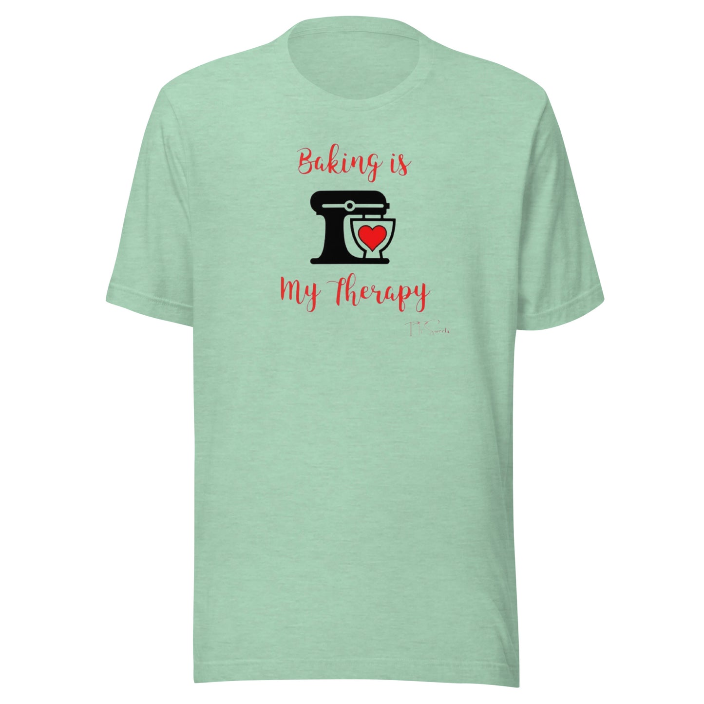 Baking is My Therapy Unisex T-shirt