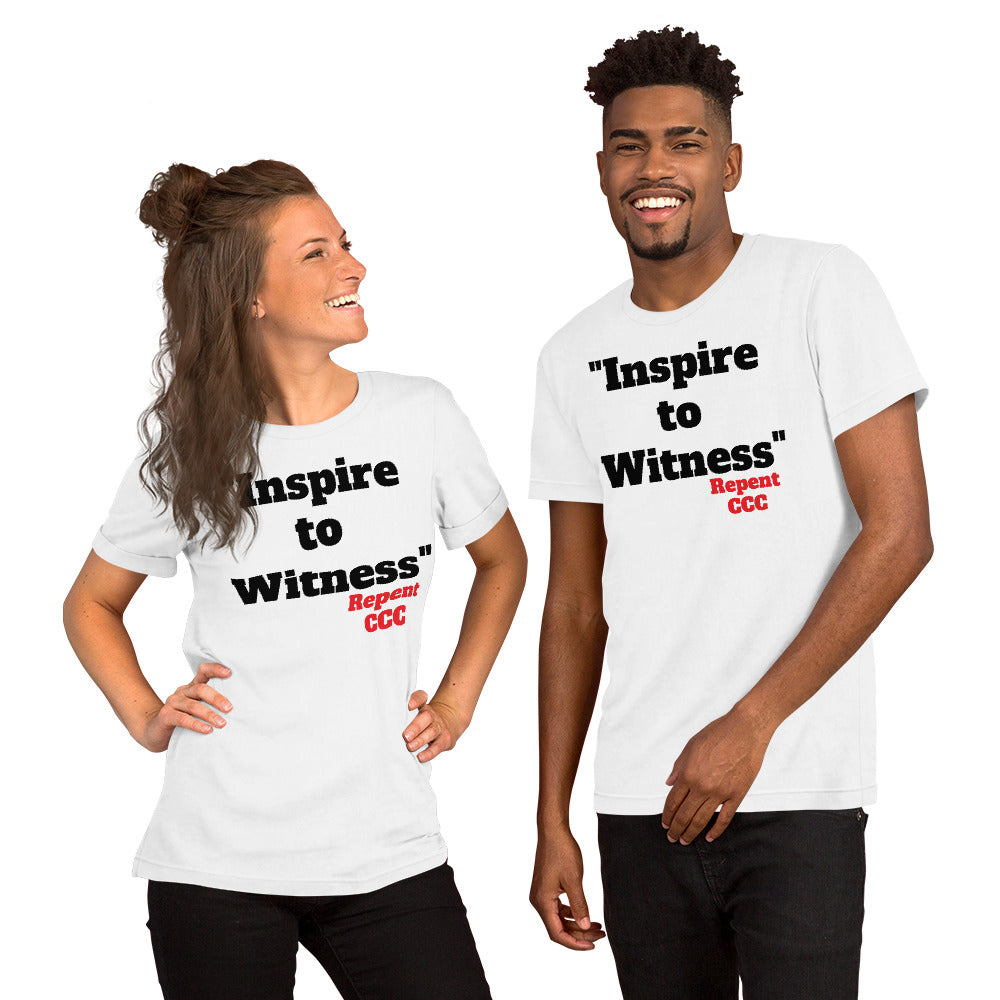 "Inspire to Witness" Repent CCC Unisex T-shirt